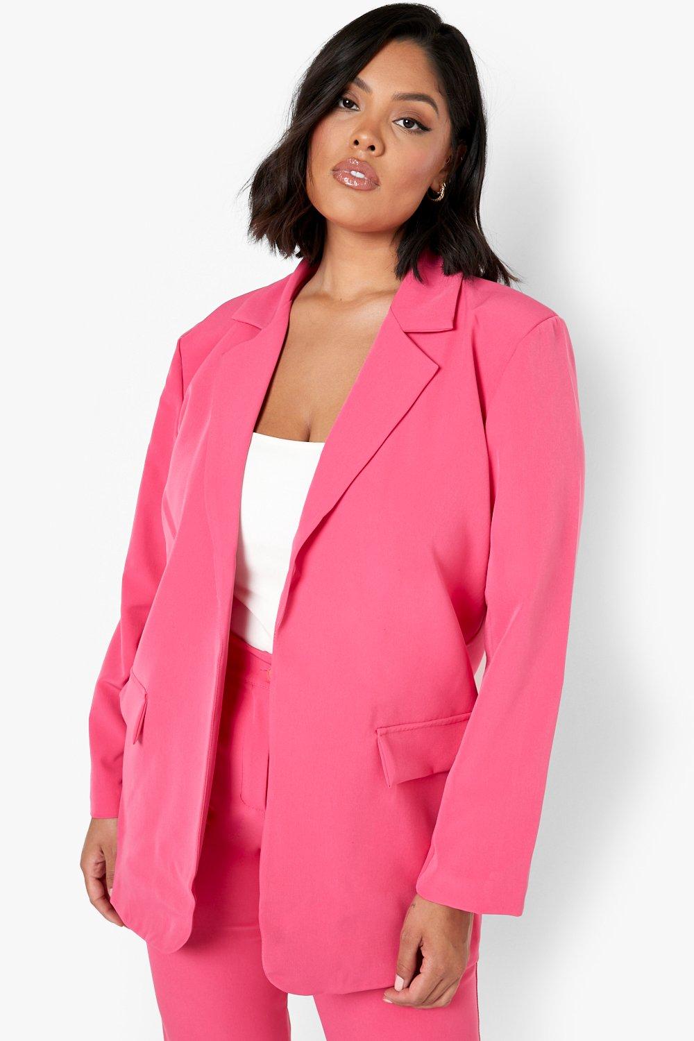 Boohoo plus size store blazers